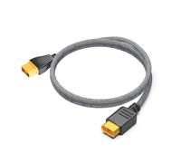 XT60 to XT90 Charging Cable, HKY XT60 Male to XT90 Female Connector Braided Wire for LiFePO4 Battery Packs, RC Vehicles, FPV Drones, Solar Generators Portable Power Stations Jackery Goal Zero EcoFlow