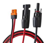 XT60i Adapter for Portable for Power Station 12AWG Cable XT60i(1m) | Y-design connector, parallel two panels, optimizes 50W-200W modules, easy expansion, flexible setup