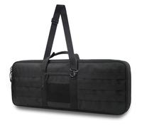 XTACER Tactical Bow Case MOLLE Recurve Takedown Bow Case Fully Padded Case (Black)