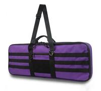 XTACER Tactical Bow Case MOLLE Recurve Takedown Bow Case Fully Padded Case (Dark Purple)