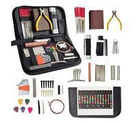 Xtahdge 67Pcs Guitar Tool Kit for Setup, Adjustment and Repair Tuning Guitar Maintenance Kit for Guitar Ukulele