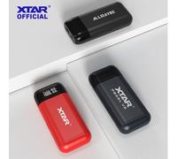 XTAR PB2SL V2/PC2 Battery Charger 18650/21700/20700 Power Bank QC3.0 Fast Charge Charger Type C Charging Li ion Battery 18650 PB2SL V2-BLACK