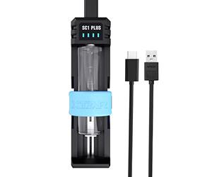 XTAR SC1 PLUS 3A Fast Charger with USB Output Function for 3.7v 18650 20700 21700 Lithium 1.2V D Rechargeable Batteries 26800 Flashlight battery