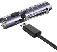 XTAR T2 Pocket Flashlight USB C Rechargeable EDC Flashlight with Built-in Ternary Battery.