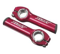 XtasY Unisex - Adult Bar Ends EVO SL Red, 90mm 22.2, Small
