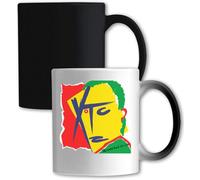 XTC Drums And Wires Rock Colorful Logo Color Changing Mug White