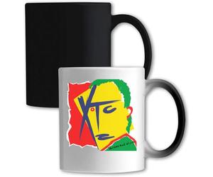 XTC Drums And Wires Rock Colorful Logo Color Changing Mug White