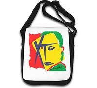 XTC Drums and Wires Rock Colorful Logo Shoulder Bag White