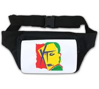 XTC Drums and Wires Rock Colorful Logo Waist Bag Fanny Pack White