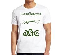 XTC English Settlement Wave Rock Music Retro Cool Top Tee Mens Men T Shirt 100% Cotton White L