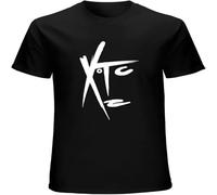 XTC Music Men Cotton T Shirt Short Sleeve Clothes Tees Black S
