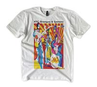 XTC Oranges and Lemons Artwork T-Shirt (UK, Alpha, M, Regular, Regular)