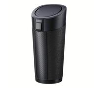 XTDJBHGS Car Trash Can, Portable One-Touch Lid Leak-Proof Quiet for Center Console/Door，Compatible with Cadillac SLS CT6 PLUG-IN DeVille BLS STS,Black