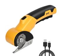 XTDMJ Cordless Electric Scissors, Rechargeable Electric Fabric Shears with Replace Cutting Blades, Cardboard Box Cutter for Fabric Carpet Leather