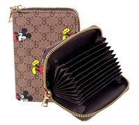 XTDMJ Credit Card Wallet, Zipper Card Cases Holder for Men Women, RFID Blocking, Keychain Wallet, Compact Size 11 Card Slots Credit Card Holder