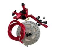Xtech Hydraulic 120mm Brake Disc Set For Xi-aomi M365 Pro/2 1S Electric Scooter Brake Cable Line Spring Piston Adapter Kit Parts(Red set)
