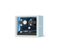 XTELARY Lockable Automatic Watch Winder - 4/6/8/12 Watch Storage, 4 Rotation Modes, Quiet Motor, Backlight, DK144-SKBL