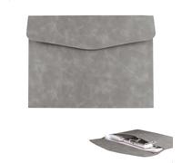 xtemtoamz Car Document Holder, A5 Travel Document Holder, Car Booklet Holder, Car Document Holder for Insurance, License and Booklet, Cheques, Invoices