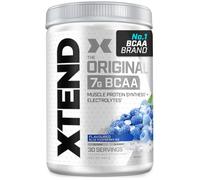 XTEND Original BCAA Powder Blue Raspberry Ice 30 Servings | 7g BCAAs Per Serving | Sugar Free Branched Chain Amino Acids and Electrolytes Powder for Post Workout Muscle Recovery and Hydration