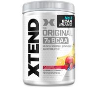 XTEND Original BCAA Powder Knockout Fruit Punch 30 Servings | 7g BCAAs Per Serving | Sugar Free Branched Chain Amino Acids and Electrolytes Powder for Post Workout Muscle Recovery and Hydration
