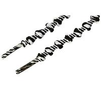 Xtenex Unisex X300 Shoelaces - White/Black, 75 cm