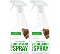 Xterminate 2 x 1L Carpet/Clothes Moth Killer Spray Treatment | Fast Acting, Safe and Effective on All Carpets, Rugs, Upholstery and Other Surfaces