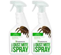 Xterminate Dust Mite Killer Spray HSE Licenced 2 x 1L in White Xterminate White
