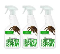 Xterminate Dust Mite Killer Spray HSE Licenced 3 x 1L in White Xterminate White