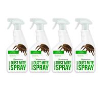 Xterminate Dust Mite Killer Spray HSE Licenced 4 x 1L in White Xterminate White