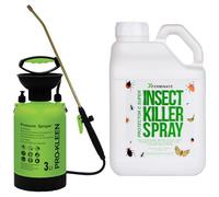 Xterminate Insect Killer Repellent Spray 5L Triple Action Insecticide - Kills Bed Bugs, Fleas, Moths, Ants & More - Unscented & Non-Staining Formula - Lasts for up to 6 Weeks with 3L Pump Sprayer
