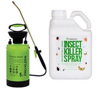Xterminate Insect Killer Repellent Spray 5L Triple Action Insecticide - Kills Bed Bugs, Fleas, Moths, Ants & More - Unscented & Non-Staining Formula - Lasts for up to 6 Weeks with 5L Pump Sprayer