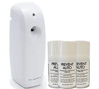 Xterminate Larger Cluster Fly Killer Automatic Dispenser and Dual Spray Aerosol Pack For Lofts and Attics