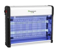 Xterminate Uv Led Wall Mounted Fly Zapper Killer Unit Electric For Capturing Flies, Moths, Mosquitoes And Flying Insects, 16W