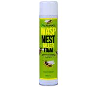 Xterminate Wasp Nest Killer Spray Foam Powerful 5m Long Reach Outdoor & Indoor in White | Size: 1 Pack Xterminate White 1 Pack