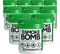 Xterminate XL 11g Smoke Bomb Fogger Insect Killer For Fleas, Bed bug, Moths, Cluster Fly, Silverfish, Carpet Beetle x 10