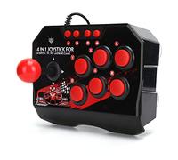 XTevu Arcade Stick Arcade Fight Stick ABS Arcade Fight Stick Wired Arcade Joystick Arcade Games Accessories for Switch PC PS3