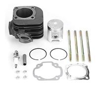 XTevu ATV Parts - Cylinder Repair Kit with Piston Rings, Suitable for Polaris Predator 90 - Iron Engine Piston Cylinder Gasket Top End Kit - Part Number: 219700194