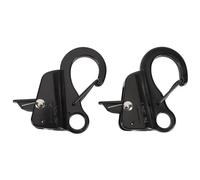 XTevu Bumper Hangers, Boat Fender Clip Compatible with 3 8in to 5 8in Rope, Stainless Steel Quick Release Mudguard Clip 2PCS