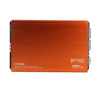 XTevu Car DSP Amplifier, 6800W 4 Channel Audio Amplifier, High Power Metal Mosfet Bass Boost Amp, Universal Bridgeable Car Audio System