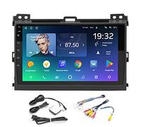 XTevu Car Multimedia Video Player, Android GPS Navigation Stereo, Touch Screen Head Unit Compatible with Land Cruiser 120 2004-2009, Vehicle Radio Replacement System
