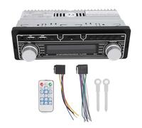 XTevu Car Stereo, Radio MP3 Player Bluetooth 5.0 Dual USB Compatible with Handsfree Calling, Backlit LED Display Audio Receiver