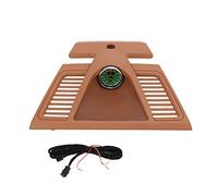 XTevu Dash Cover, Clock Grille Panel Trim Interior Accessories, Compatible with Panamera 2010 2016, Replacement for 970 552 151 01 2S0 (Green stopwatch)