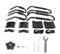 XTevu Kayak Rack, Canoe Carrier Mount, Roof Crossbar Bracket, SUV Boat Transport System