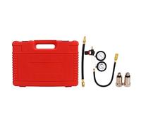 XTevu Leak Down Tester, Compression Gauge Cylinder Tester Compatible with Gasoline Engine, Engine Pressure Test Kit with 14mm 12mm 10mm Spark Plugs