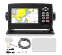 XTevu Marine GPS Navigator, 5in Chart Plotter Navigation Locator with LCD Screen, LED Backlight, IP64, 12-36V Boat Positioning