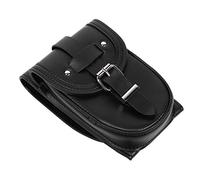 XTevu Motorcycle Tank Bib Pouch, PU Leather Fuel Tank Cover with Eagle Pattern, Water-Resistant Tank Pouch Compatible with Harley Davidson XL 883 1200