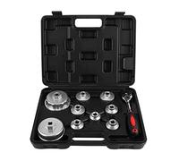 XTevu Oil Filter Wrench Set, Cap Socket Remover Tool Kit Universal 10pcs, Oil Filter Removal Socket Set