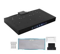 XTevu Range Hood, Cabinet Vent Fan Unit Compatible with RV Yacht, 3 Speed Exhaust System, Stainless Touch Control Panel LED