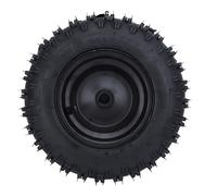 XTevu Rear Wheel Tire, Rubber Tread Assembly Compatible with ATV Quad Mini Bike, 4.10 6 Drive Wheel Set, 19mm Bearing Bore Tire Unit