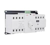 XTevu Reliable 4P Automatic Transfer Switch NLQ4-125-4P with 400V Voltage Rating for Home & Business Power Backup - CB Grade Micro Break Dual Power Automatic Transfer Switch